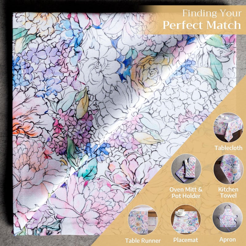 Maison d' Hermine Cloth Napkins Set of 4 100% Cotton Everyday Reusable Square Napkins Cloth Washable, Dinner, Party, Wedding, Restaurant, Spring/Summer (Floral Love, 20" x 20") - Image 5